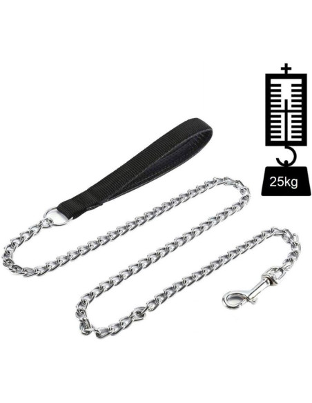 Smycz dla psa łańcuch 100 cm do 25 kg