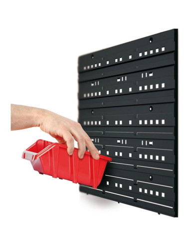 Zestaw pojemników kuwet warsztatowych bineer short 10szt czerwony kistenberg