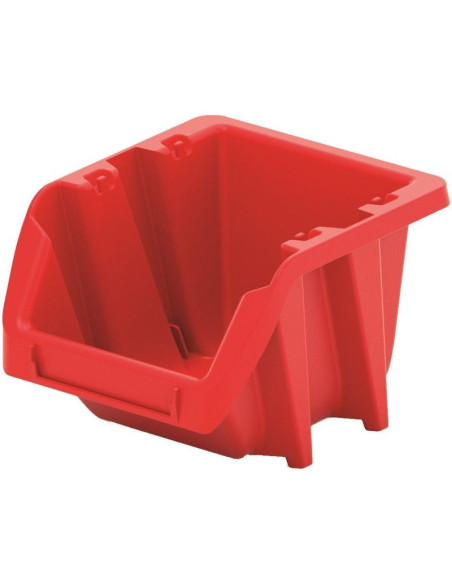 Zestaw pojemników kuwet warsztatowych bineer short 10szt czerwony kistenberg