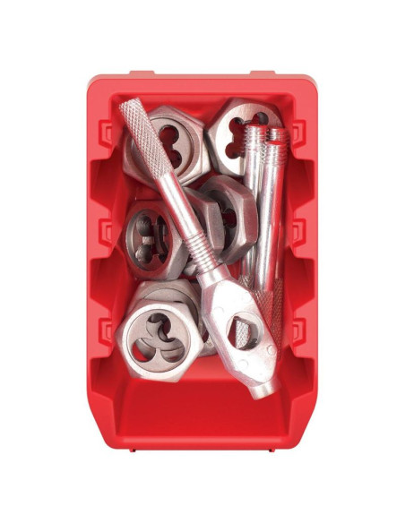 Zestaw pojemników kuwet warsztatowych bineer short 10szt czerwony kistenberg