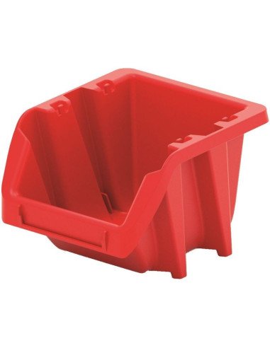 Zestaw pojemników kuwet warsztatowych bineer short 8szt czerwony kistenberg