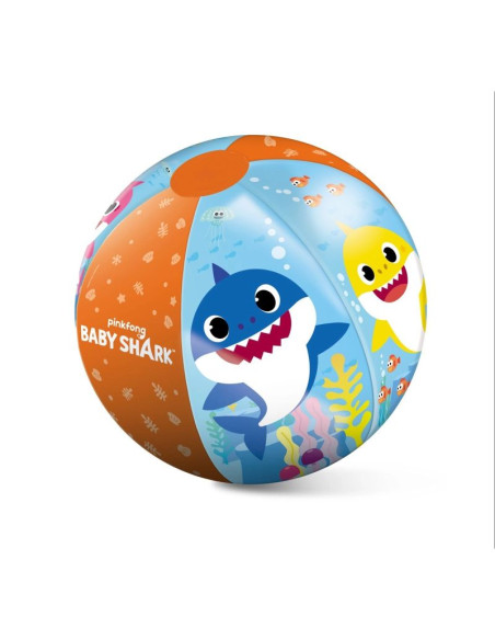 Piłka dmuchana plażowa duża z motywem baby shark mondo
