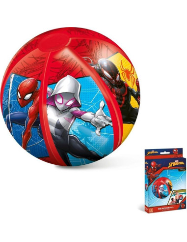 Piłka dmuchana plażowa duża z motywem spider-man mondo