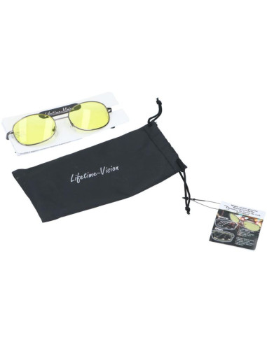 Okulary do jazdy w nocy dunlop metalowe