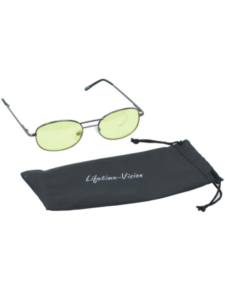 Okulary do jazdy w nocy dunlop metalowe