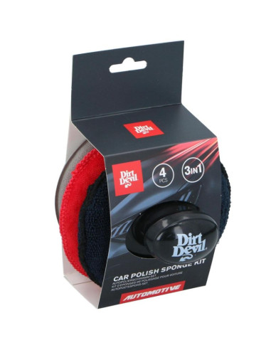 Gąbka do polerowania zestaw 3 szt 12,5cm dirt devil