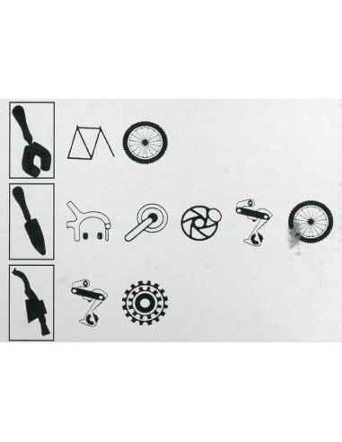 Zestaw szczotek do czyszczenia roweru dunlop