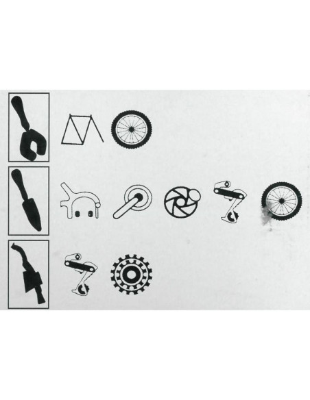 Zestaw szczotek do czyszczenia roweru dunlop
