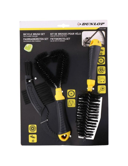 Zestaw szczotek do czyszczenia roweru dunlop
