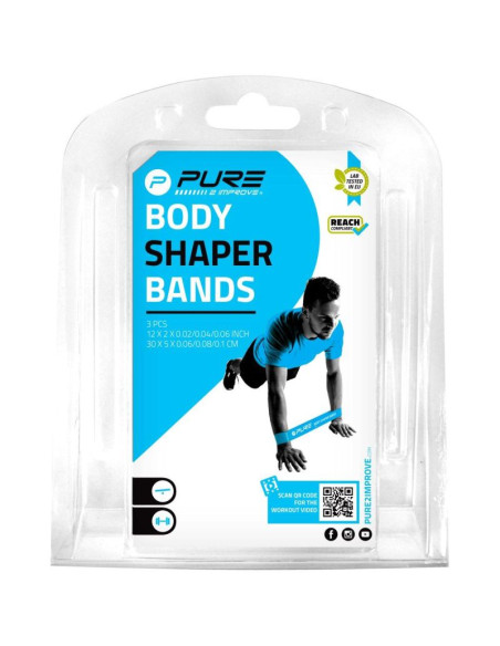 Zestaw gum do ćwiczeń fitness crossfit mini band 3szt men pure 2 improve