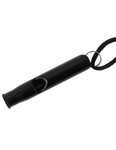 Gwizdek przetrwania - aluminium - czarny-black