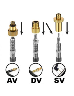 Zestaw 14 adapterów do pompek dunlop 2