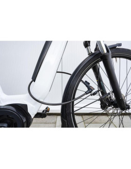 Zapięcie rowerowe linka na zamek 10x900mm z uchwytem black+decker 2