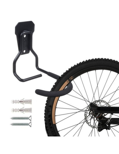 Maclean rowerowy uchwyt ścienny pionowy, stal, max. obciążenie 20kg mc-433