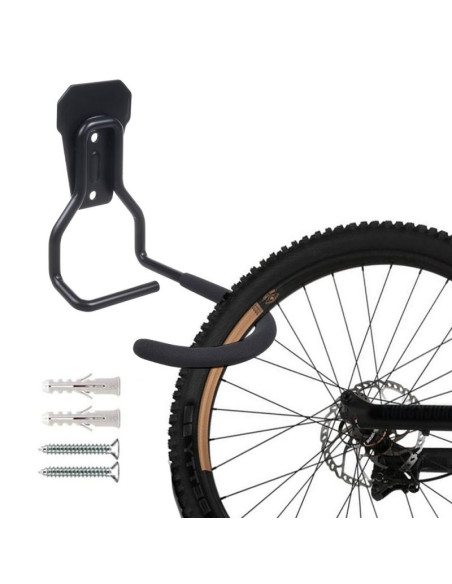 Maclean rowerowy uchwyt ścienny pionowy, stal, max. obciążenie 20kg mc-433