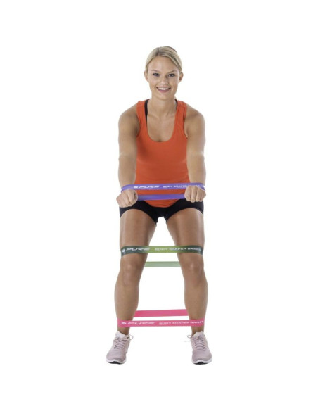 Zestaw gum do ćwiczeń fitness crossfit mini band 3szt women pure 2 improve