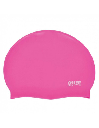Czepek silikonowy shepa mono różowy b9
