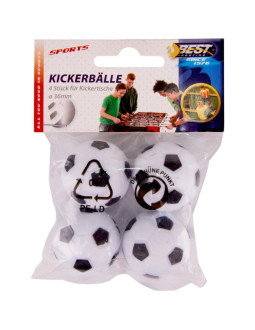 Zestaw piłeczek do piłkarzyków śr.36mm 4szt