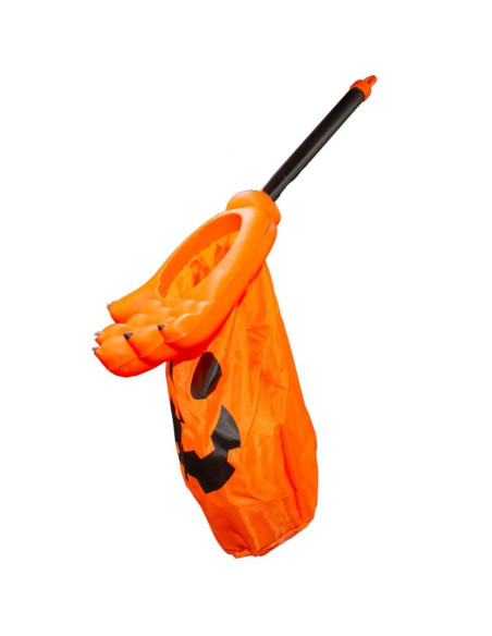 Torba wiadro na cukierki halloween pomarańczowa
