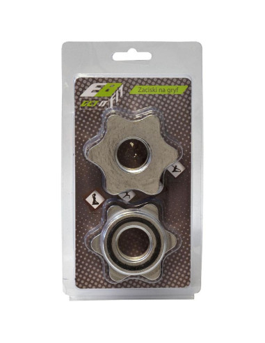 Zacisk na gryf chrom kpl 2 szt enero fit fi25,4mm