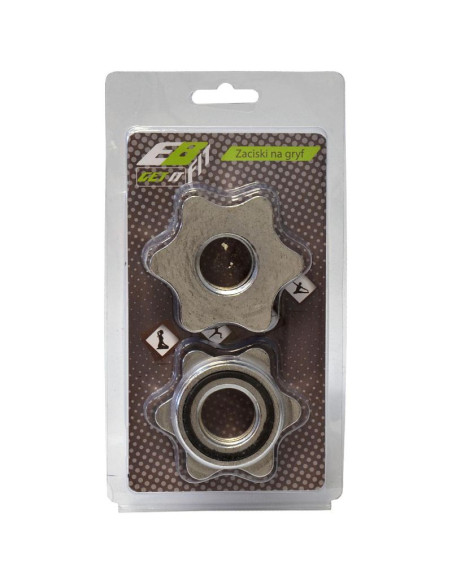 Zacisk na gryf chrom kpl 2 szt enero fit fi25,4mm