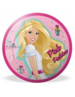 Piłka dziecięca gumowa 140mm z motywem barbie mondo