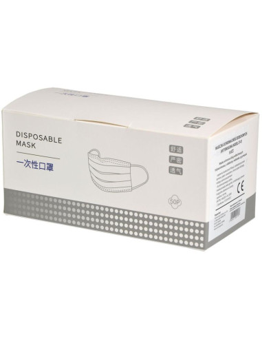 Maseczka ochronna dróg oddechowych kpl.50szt