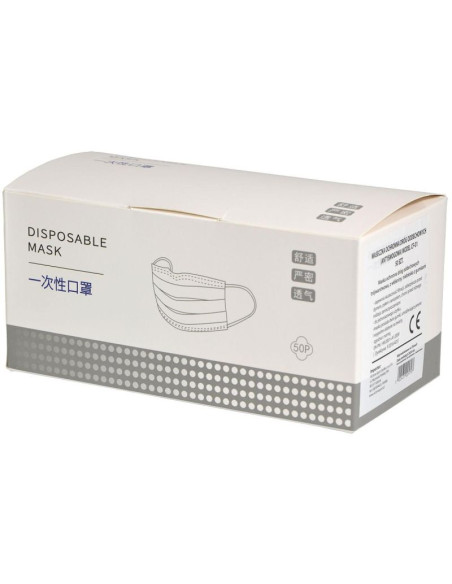Maseczka ochronna dróg oddechowych kpl.50szt