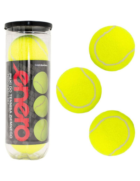 Piłka tenis ziemny enero academy 3szt
