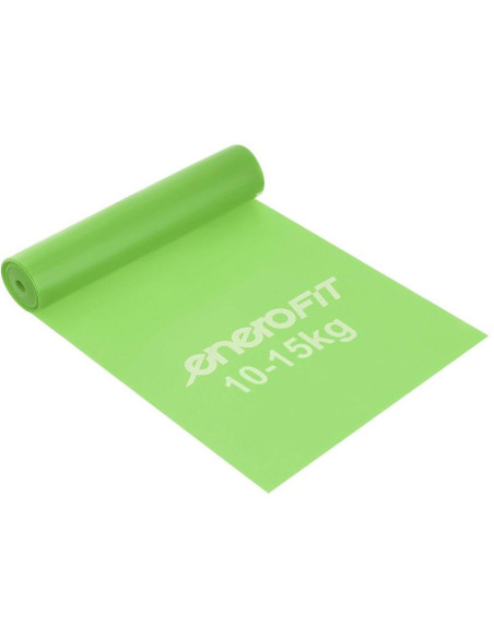 Taśma treningowa do ćwiczeń pilates 2000x150x0,40mm 10-15kg zielona