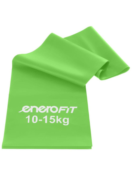 Taśma treningowa do ćwiczeń pilates 2000x150x0,40mm 10-15kg zielona