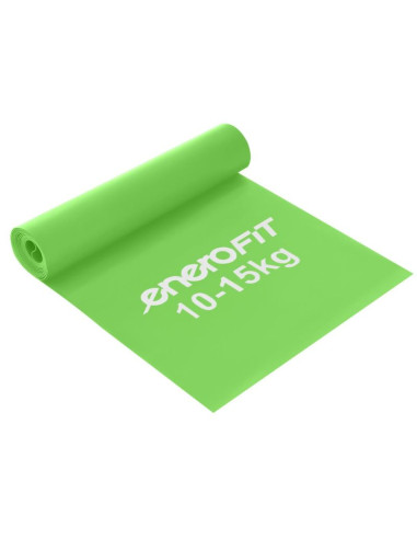 Taśma treningowa do ćwiczeń pilates 2000x150x0,40mm 10-15kg zielona