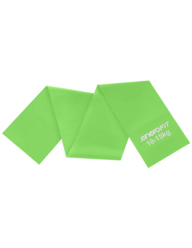 Taśma treningowa do ćwiczeń pilates 2000x150x0,40mm 10-15kg zielona