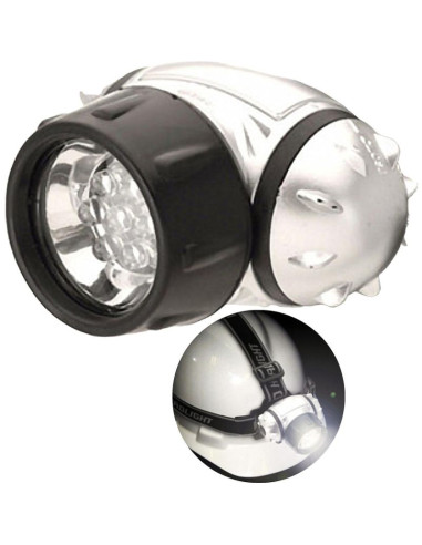 Latarka czołowa turystyczna 7 led redcliffs