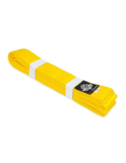 Pas do kimona karate - żółty 240 cm