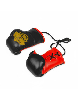 Zawieszka na lusterko - rękawice bokserskie  ark-100081 czerwone