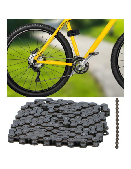 Łańcuch rowerowy 116ogniw mtb 6 rzędowy 12,7 x 2,4 mm bicycle gear