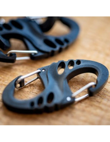 Zestaw karabińczyków mil-tec s-hook – czarny