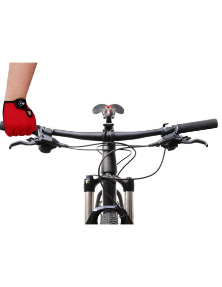 Rękawiczki rowerowe dunlop senior r.l - czerwony