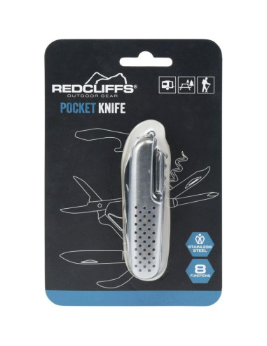 Zestaw survivalowy turystyczny wędkarski scyzoryk 8w1