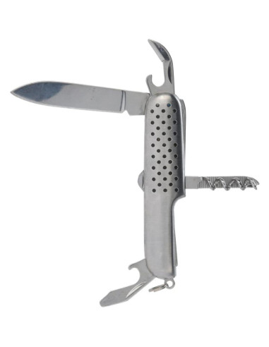 Zestaw survivalowy turystyczny wędkarski scyzoryk 8w1