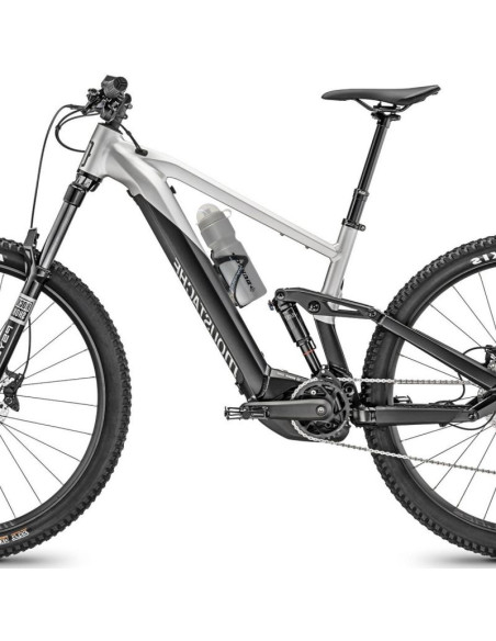 Bidon rowerowy dunlop 750ml z koszykiem srebrny