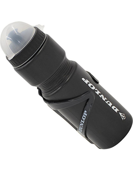 Bidon rowerowy dunlop 750ml z koszykiem czarny
