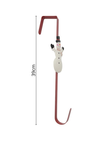 Wieszak uchwyt do stroików 39cm bałwan