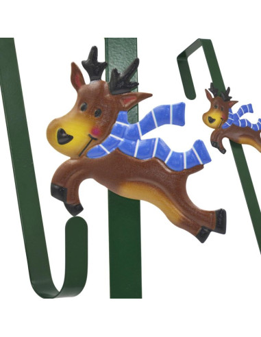 Wieszak uchwyt do stroików 39cm renifer