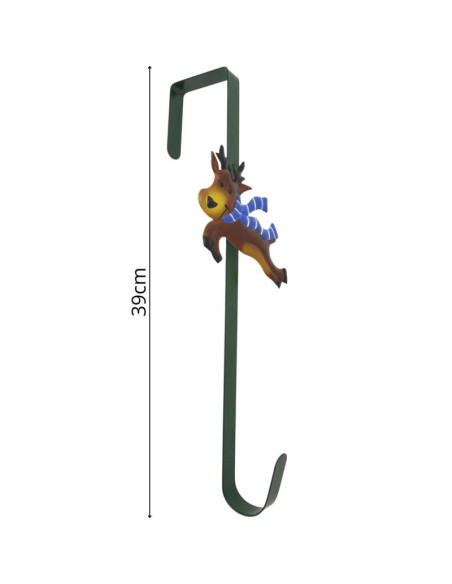 Wieszak uchwyt do stroików 39cm renifer