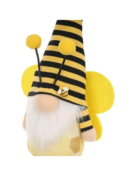 Skrzat gnom pszczółka żółta 20cm zawieszka dekoracja wiosenna