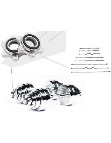 Zacisk na gryf chrom 1 szt best sporting fi30