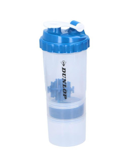 Shaker koktajli do odżywek bidon 550ml dunlop niebieski 2