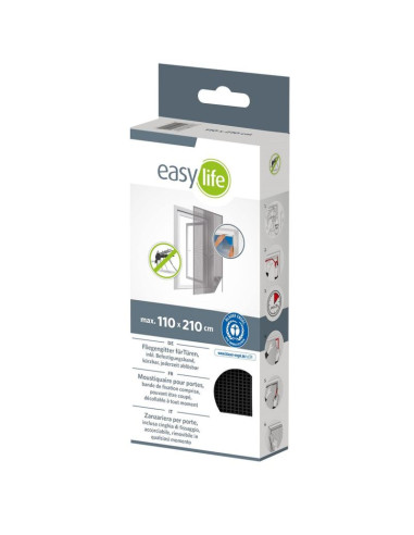 Moskitiera drzwi 2x60x210 czarny